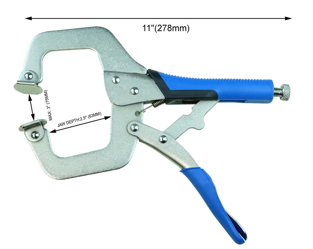 RK4022 Pack 4 of 11 Inch Adjustable Face Clamp