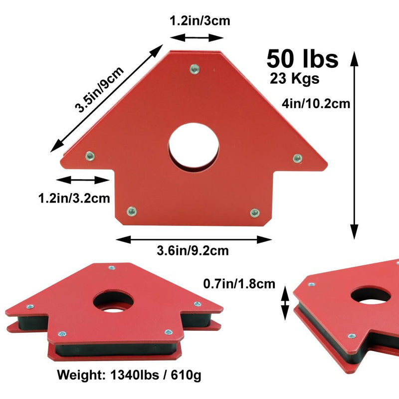 RK4021 Pack 4 of 4 Inch Arrow Magnet Welding Holder