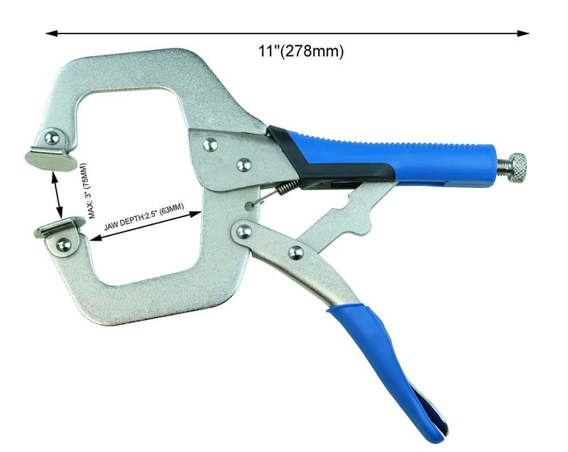 RK4022 Pack 4 of 11 Inch Adjustable Face Clamp