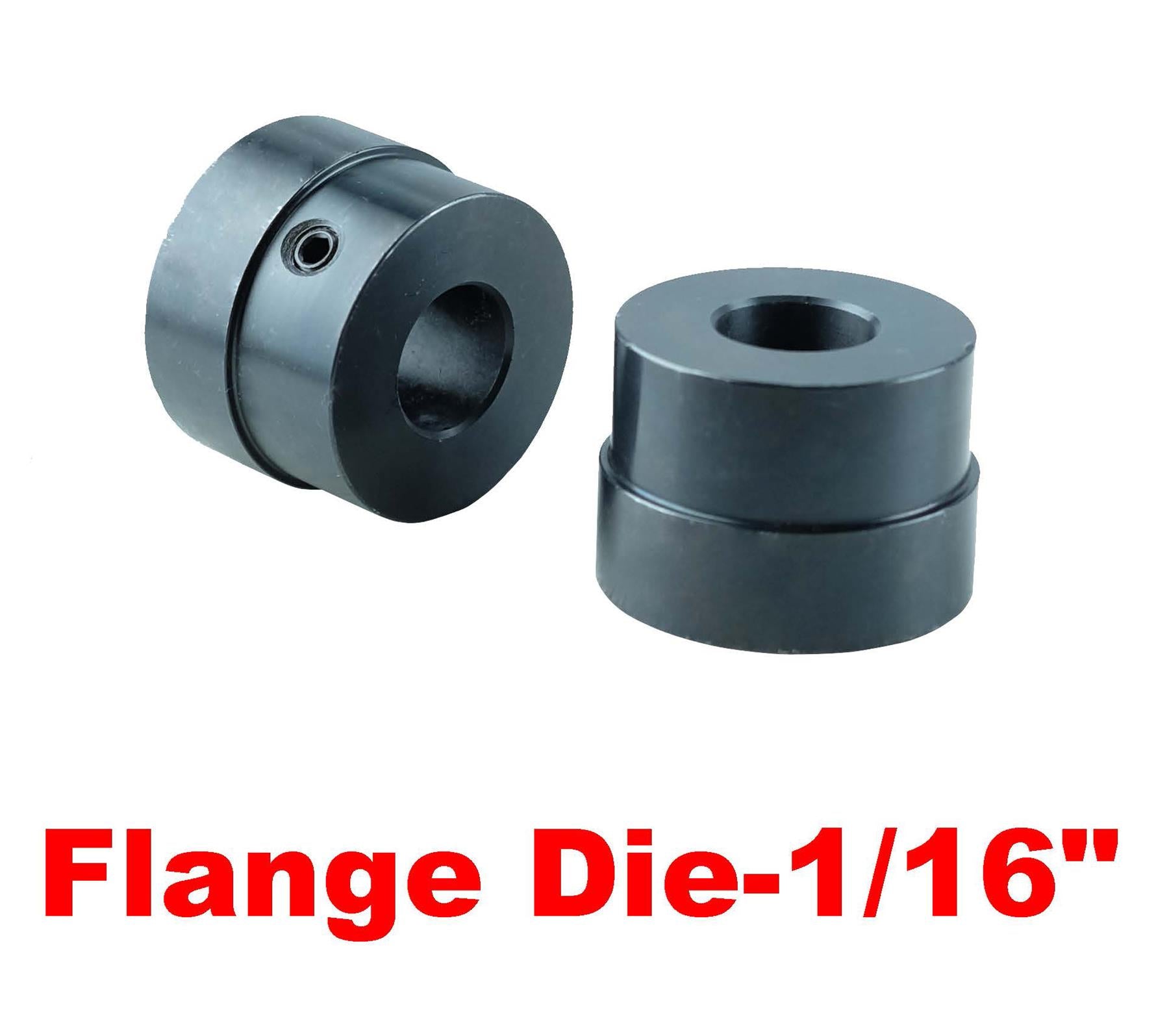 RK5020 Bead Roller Flange Die Set with 6 dies includes 1/16”, 1/8”, 1/4” Dies Fits Most Bead Rollers With 22mm (0.866") Shaft