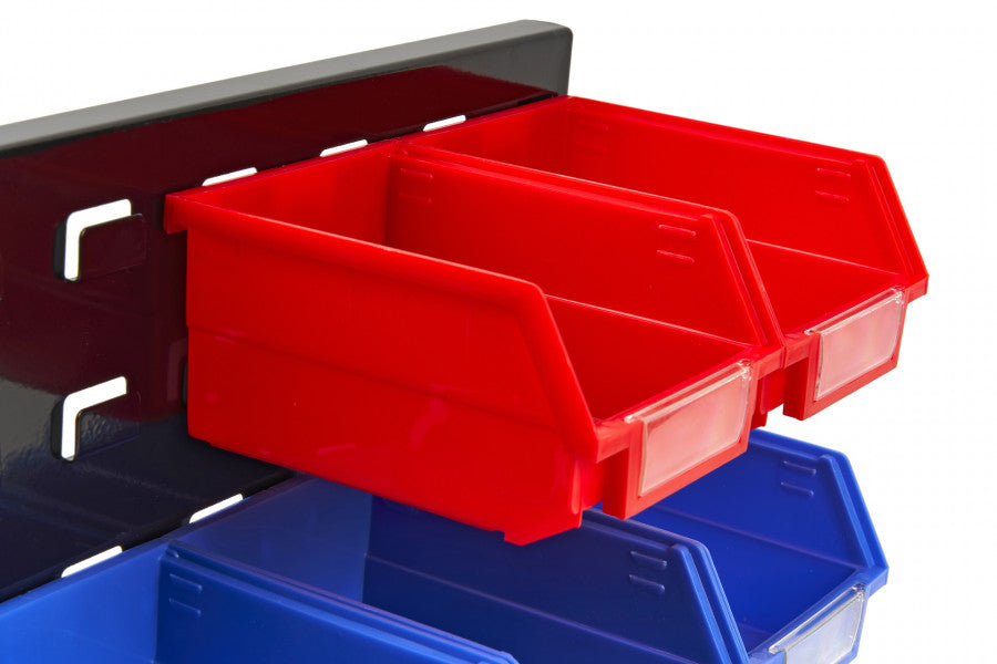 Table Top Bin Rails 15 Bins Tabletop Storage Rack
